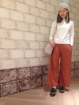 「FABIO RUSCONI（ファビオルスコーニ）のアイテム」を使った、kitanoさん（レディース・164cm）の秋コーディネート