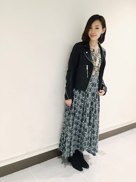 「Jeffrey Campbell（ジェフリーキャンベル）のアイテム」を使った、kitanoさん（レディース・164cm）の冬コーディネート