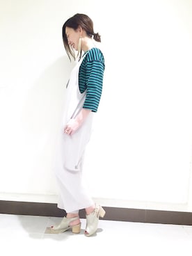 「mystic（ミスティック）のアイテム（オールインワン・サロペット）」を使った、kitanoさん（レディース・164cm）の冬コーディネート