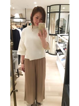 「mystic（ミスティック）のアイテム（ピアス（両耳用））」を使った、kitanoさん（レディース・164cm）の春コーディネート