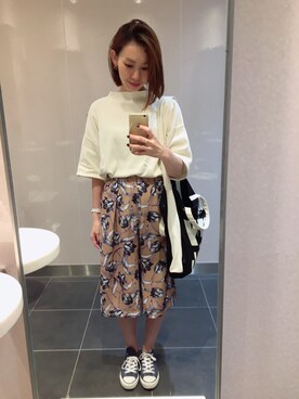 「ROROL（ロロル）のアイテム」を使った、kitanoさん（レディース・164cm）の秋コーディネート