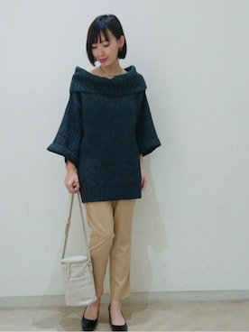 「ROROL（ロロル）のアイテム」を使った、kitanoさん（レディース・164cm）の秋コーディネート