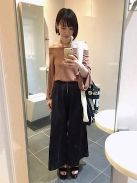 「ROROL（ロロル）のアイテム」を使った、kitanoさん（レディース・164cm）の秋コーディネート