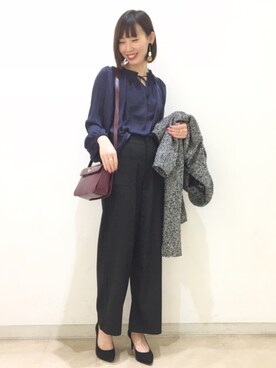 「Omekashi（オメカシ）のアイテム（その他アウター）」を使った、kitanoさん（レディース・164cm）の冬コーディネート