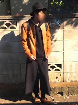 「Confirm（コンファーム）のアイテム（その他アウター）」を使った、gonさん（メンズ・170cm）の秋コーディネート