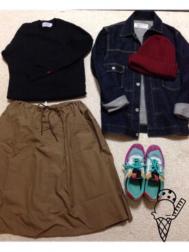 「スエット」｜あん子。さん（レディース・162cm）の冬コーディネート