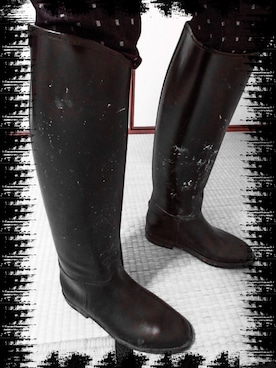 「AIGLE（エーグル）のアイテム（レインシューズ）」を使った、kooiさん（メンズ・168cm）の冬コーディネート
