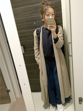 「アイテム（アクセサリー、パープル系）」を使った、hamazi／代官山 Am bestenさん（レディース・153cm）の秋コーディネート