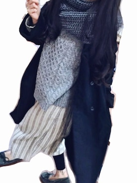 「ichi（イチ）のアイテム（ジャケット/アウター）」を使った、じゅさん（レディース・152cm）の冬コーディネート