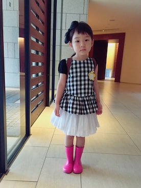 イヅミーユさん（キッズ・100cm）の秋コーディネート