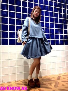 「沖縄」｜「アイテム（その他シューズ）」を使った、いーずさん（レディース・150cm）の冬コーディネート