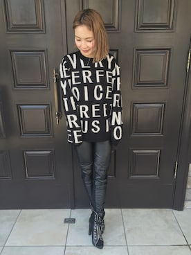 「アレキサンダーワン」｜「アイテム（ブーティ）」を使った、★mocchi★さん（レディース・154cm）の冬コーディネート