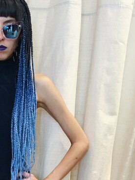 「bluehair」｜Nasty Naz さん（レディース・178cm）の夏コーディネート