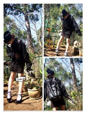 「Dickies（ディッキーズ）のアイテム（その他アウター）」を使った、ruricoさん（レディース・159cm）の春コーディネート
