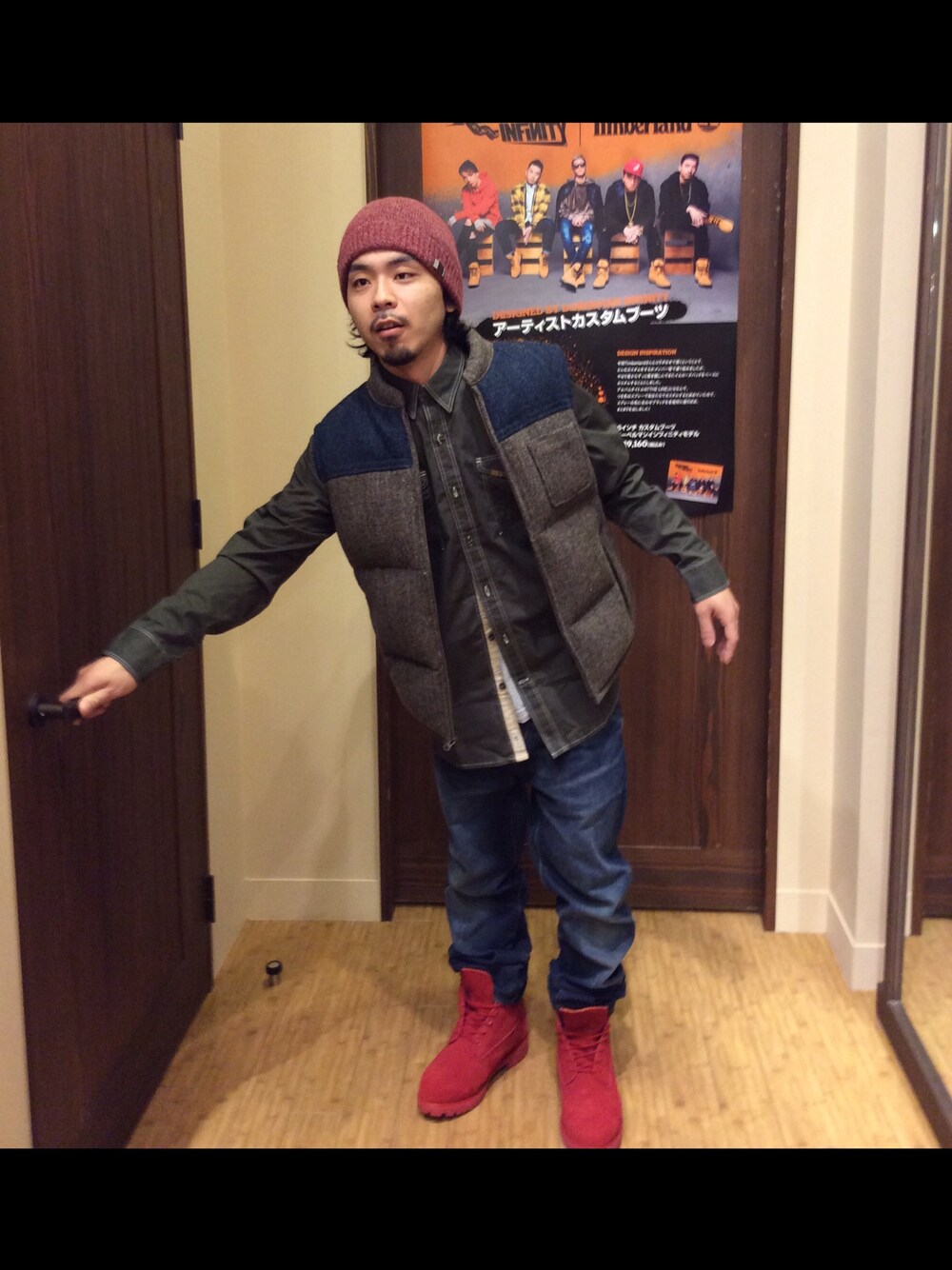 miyata(Timberland Japan)｜Timberlandのダウンベストを使った