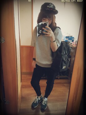 おのぶさん（レディース・154cm）の春コーディネート