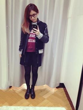 「Another Edition」｜「アイテム（ブーツ）」を使った、yanさん（レディース・151cm）の秋コーディネート