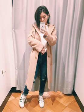 「Another Edition」｜「アイテム（その他アウター）」を使った、yanさん（レディース・150cm）の冬コーディネート