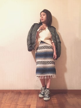 yanさん（レディース・150cm）の冬コーディネート