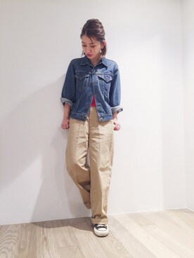 「Another Edition」｜「アイテム（キャミソール）」を使った、yanさん（レディース・150cm）の春コーディネート