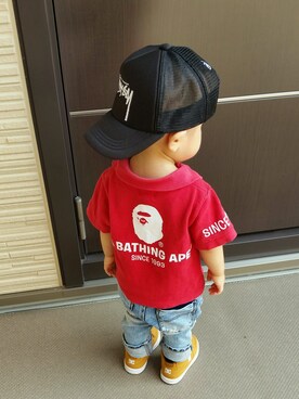 「DC SHOES（ディーシーシューズ）のアイテム」を使った、KAIさん（キッズ・80cm）の夏コーディネート