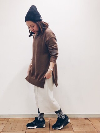 CHIZU is wearing Ray BEAMS "GRACEFULLY / 甲丸 チョーカー"