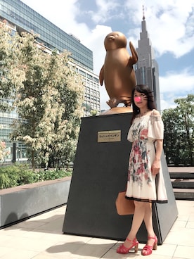 「L'EST ROSE（レストローズ）のアイテム（アクセサリー）」を使った、えいとまさん（レディース・156cm）の夏コーディネート