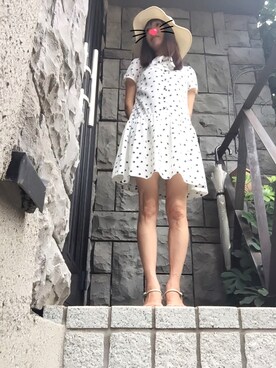 「Dior（ディオール）のアイテム（その他）」を使った、えいとまさん（レディース・156cm）の夏コーディネート