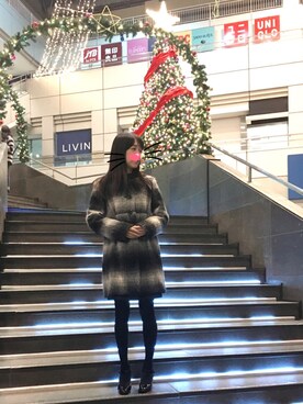 「NATURAL BEAUTY BASIC（ナチュラルビューティーベーシック）のアイテム（ダウンジャケット/コート）」を使った、えいとまさん（レディース・156cm）の秋コーディネート