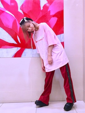 「M.Y.O.B（エム.ワイ.オー.ビー）のアイテム（ハンチング/ベレー帽）」を使った、Nacoさん（レディース・163cm）の秋コーディネート