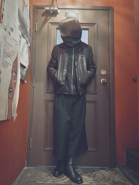 Ka Wai Liangさん（メンズ・170cm）の冬コーディネート