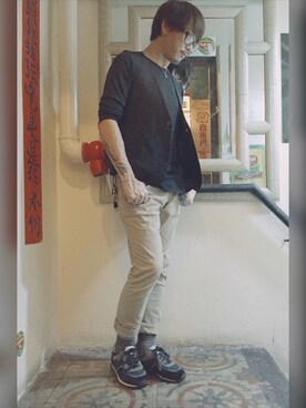 Ka Wai Liangさん（メンズ・170cm）の春コーディネート