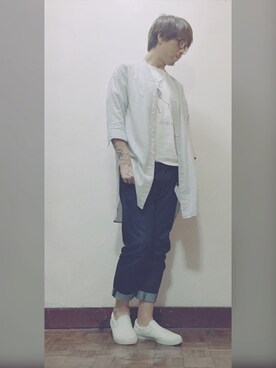 Ka Wai Liangさん(メンズ・170cm)の春コーディネート