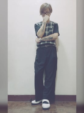 Ka Wai Liangさん（メンズ・170cm）の春コーディネート