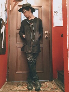 Ka Wai Liangさん（メンズ・170cm）の秋コーディネート