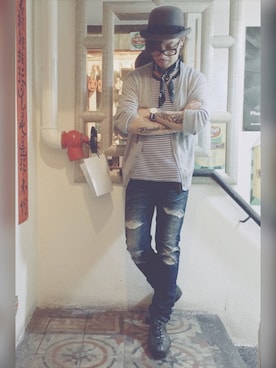 Ka Wai Liangさん(メンズ・170cm)の春コーディネート