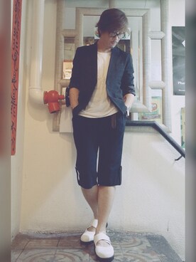 Ka Wai Liangさん(メンズ・170cm)の夏コーディネート