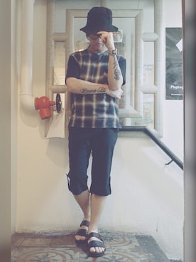 Ka Wai Liangさん（メンズ・170cm）の夏コーディネート