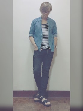 Ka Wai Liangさん（メンズ・170cm）の夏コーディネート