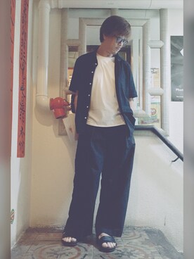 Ka Wai Liangさん（メンズ・170cm）の夏コーディネート