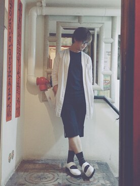 Ka Wai Liangさん(メンズ・170cm)の秋コーディネート