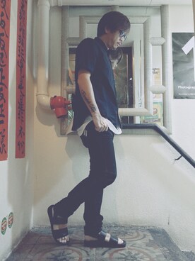 Ka Wai Liangさん（メンズ・170cm）の秋コーディネート