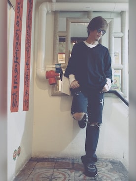 Ka Wai Liangさん(メンズ・170cm)の秋コーディネート