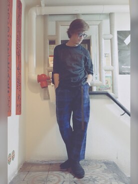 Ka Wai Liangさん（メンズ・170cm）の秋コーディネート