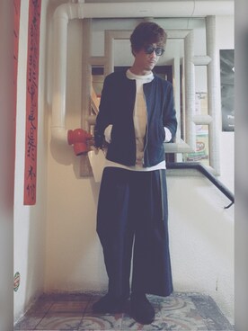 Ka Wai Liangさん（メンズ・170cm）の秋コーディネート