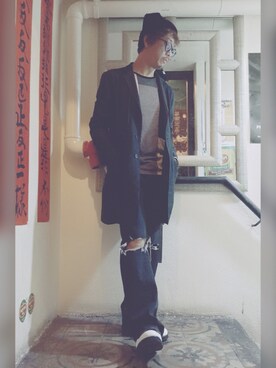 Ka Wai Liangさん（メンズ・170cm）の秋コーディネート