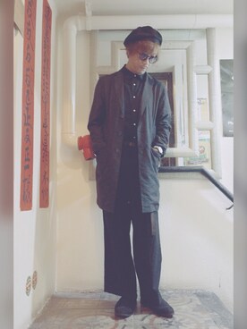 Ka Wai Liangさん(メンズ・170cm)の冬コーディネート