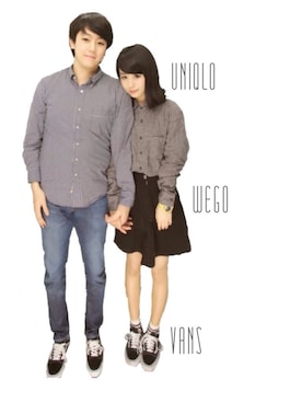「WEGO（ウィゴー）のアイテム（スカート）」を使った、h i k a r uさん（メンズ・158cm）の夏コーディネート