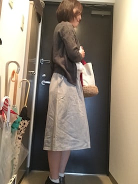 「アイテム（ブーティ）」を使った、morico さん（レディース・158cm・20代）の秋コーディネート