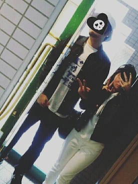 「RULER（ルーラー）のアイテム（トップス）」を使った、ぽんたさん（メンズ・180cm）の春コーディネート